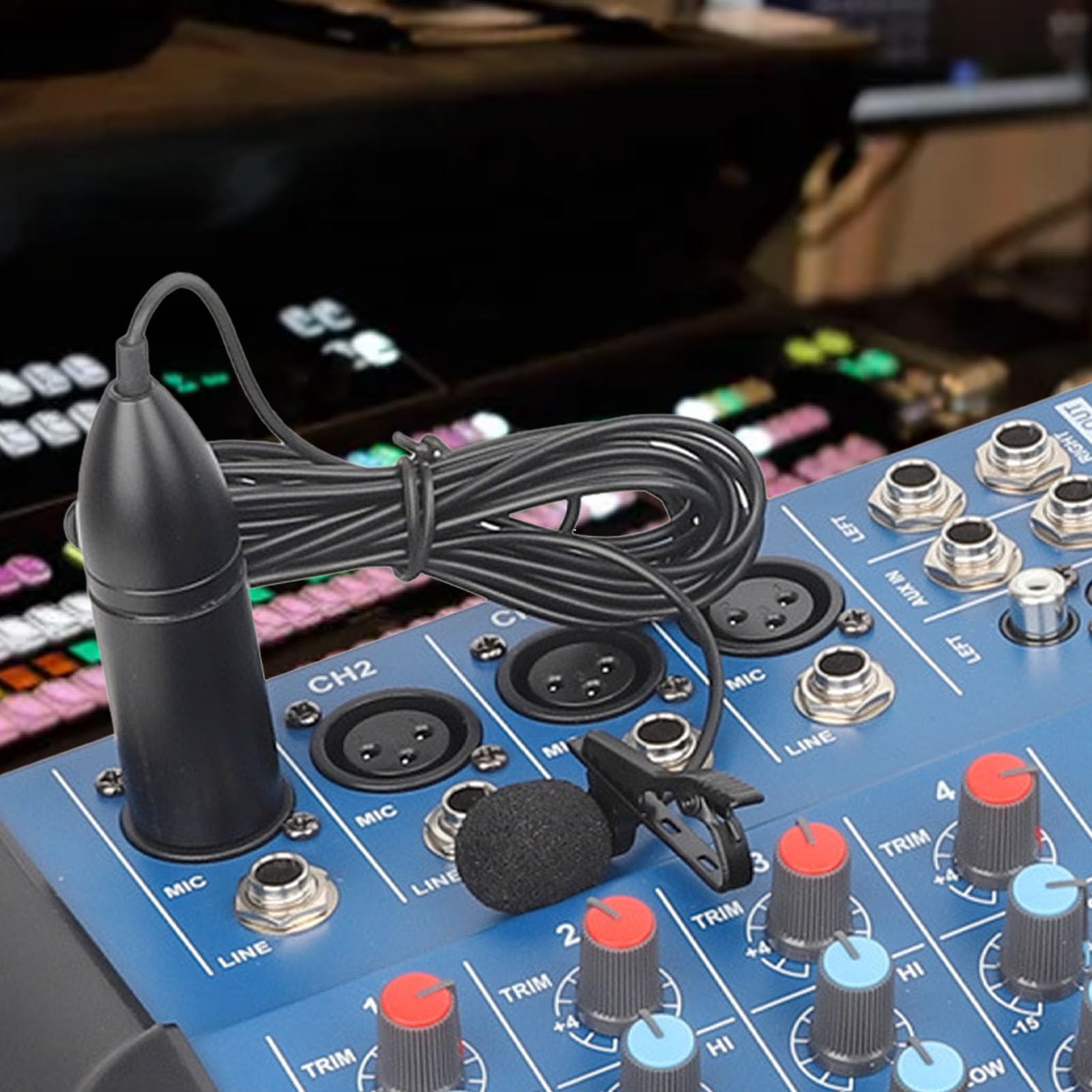 Clear Sound Lavalier Microphone with Intelligent Noise Reduction Technology, High Definition Microphone Core, Premium Aluminum Alloy for Recording, Speeches, Interviews, Noise