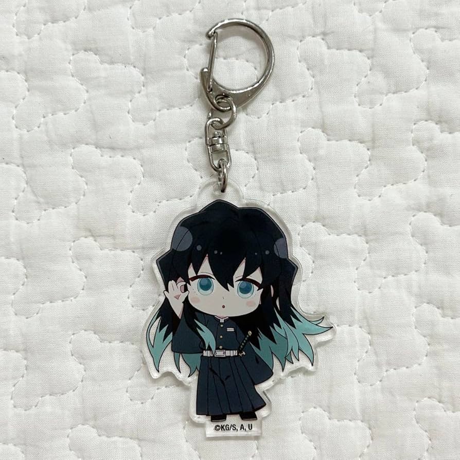 【新品】時透無一郎 ハートアップ限定　アクリルキーホルダー　缶バッジ　鬼滅 新品】時透無一郎 ハートアップ限定 アクリルキーホルダー 缶バッジ 2