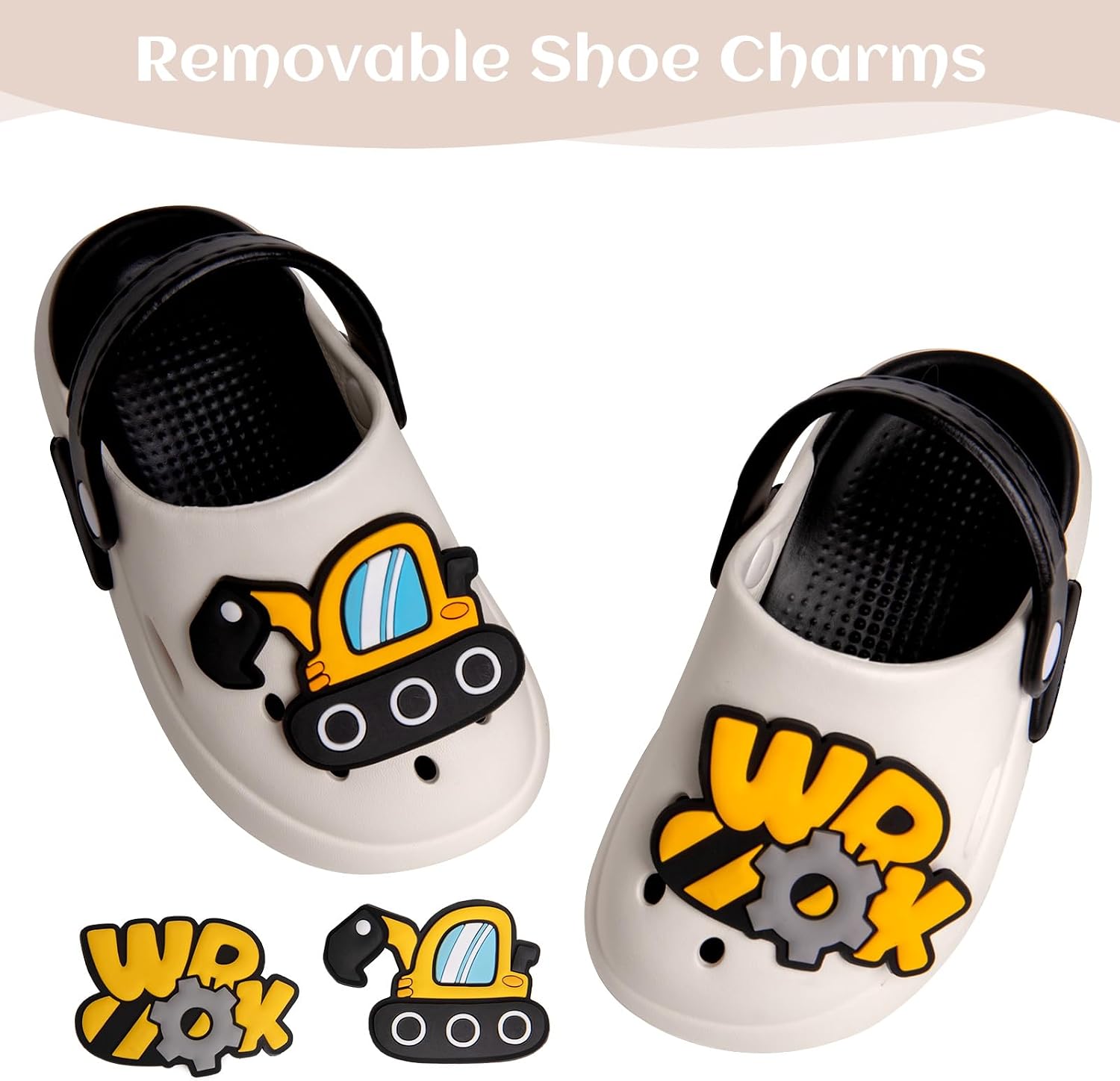 Toddler Clogs Boys Girls Little Kids Slip on Slides Sandals Children Summer Beach Pool Outdoor Water Shoes Shower Slippers