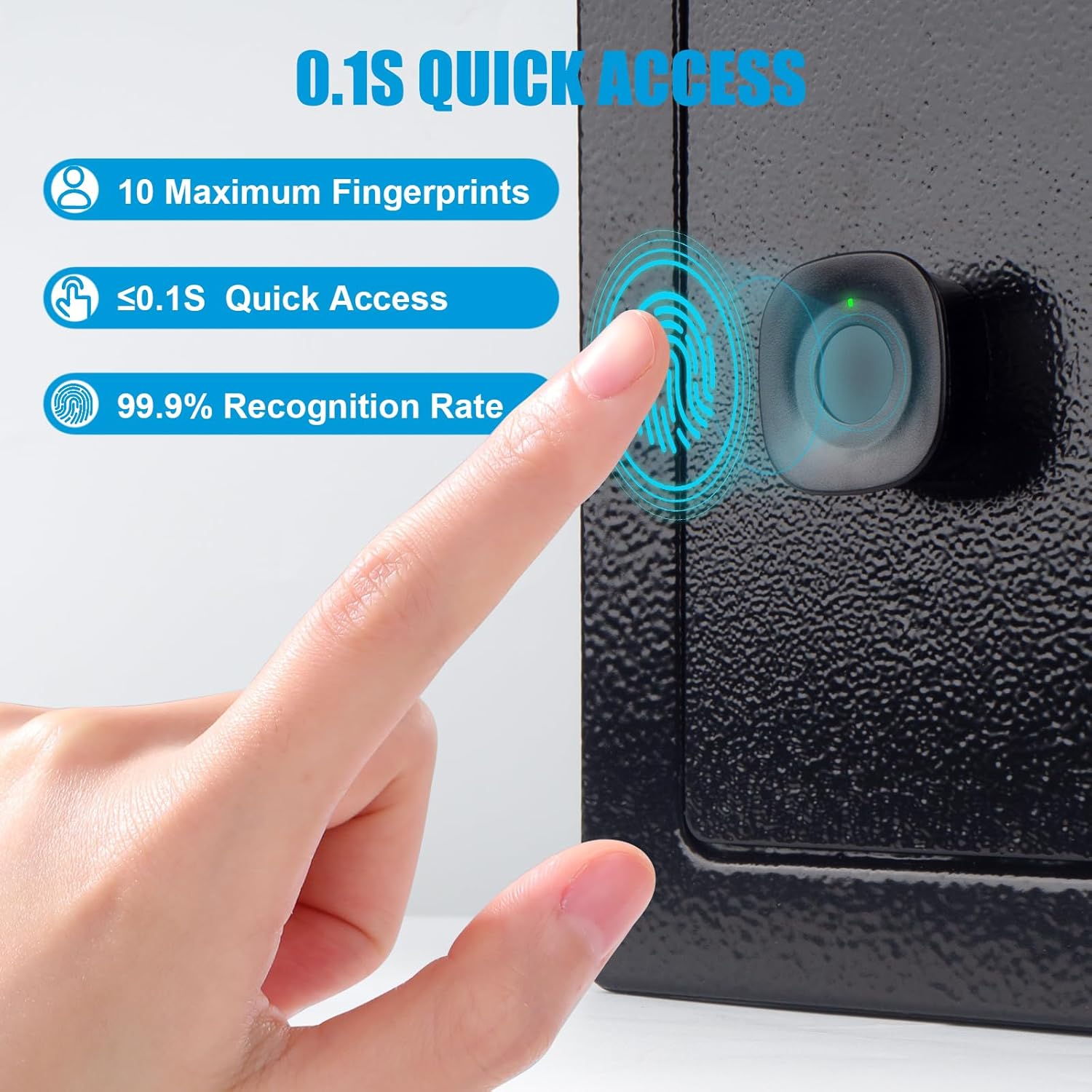 Fingerprint Piggy Bank Safe for Adult, Biometric Large Metal Money Bank, Boy and Girl Coin Jar for Honeymoon Trips, Birthday Gifts, College Funds, Car Funds, Home Savings