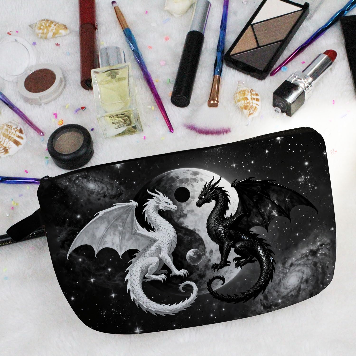 Livel lhood Dragon Small Makeup Zipper Bag -2 image 5