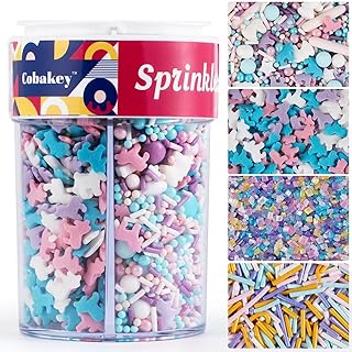Edible Unicorns Sprinkles Pastel Unicorn Confetti Jimmies Sanding Sugar ...