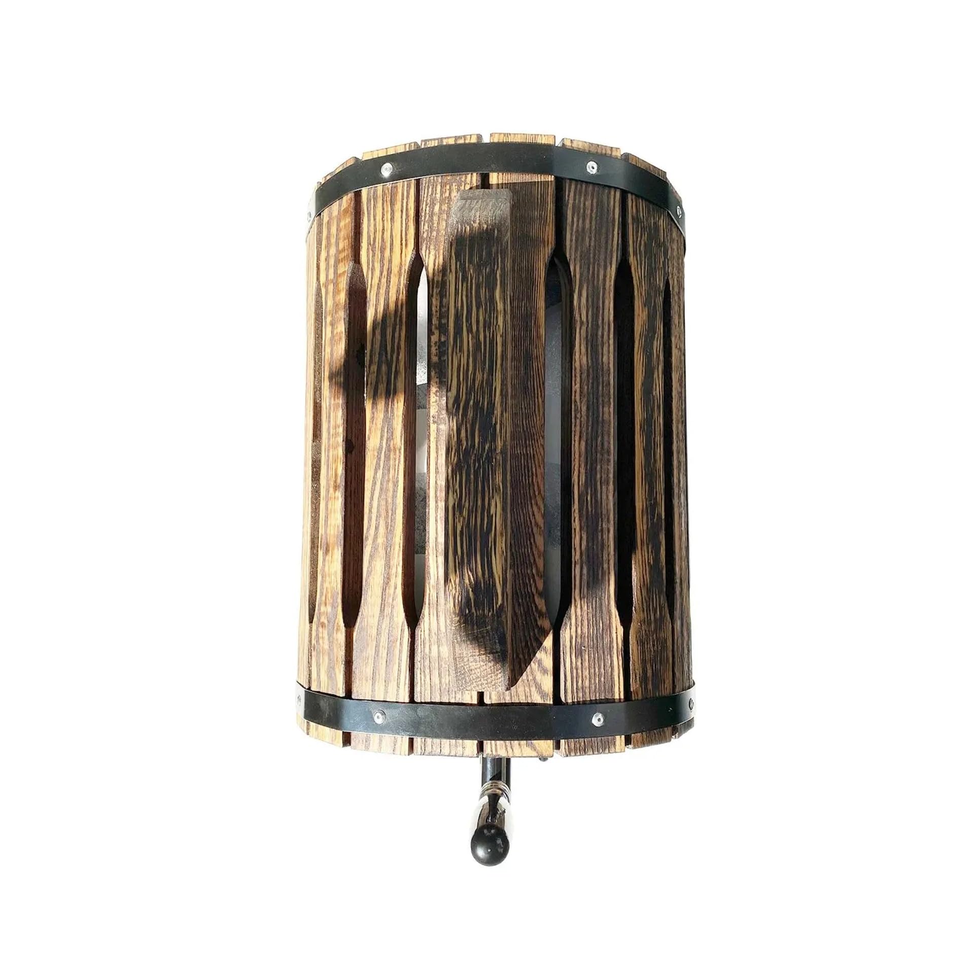 Barril de Madera Rústico para Sistema de Dispensación de Cerveza Jet 30, Cubierta Protectora 380x580x580mm, Fácil Instalación y Estilo Auténtico para Fiestas y Eventos