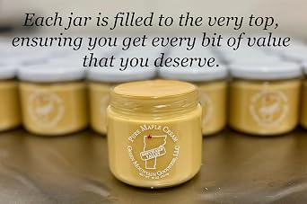 Green Mountain Goodness Maple Cream Spread - Pure Vermont Grade A (Rich & Smooth)