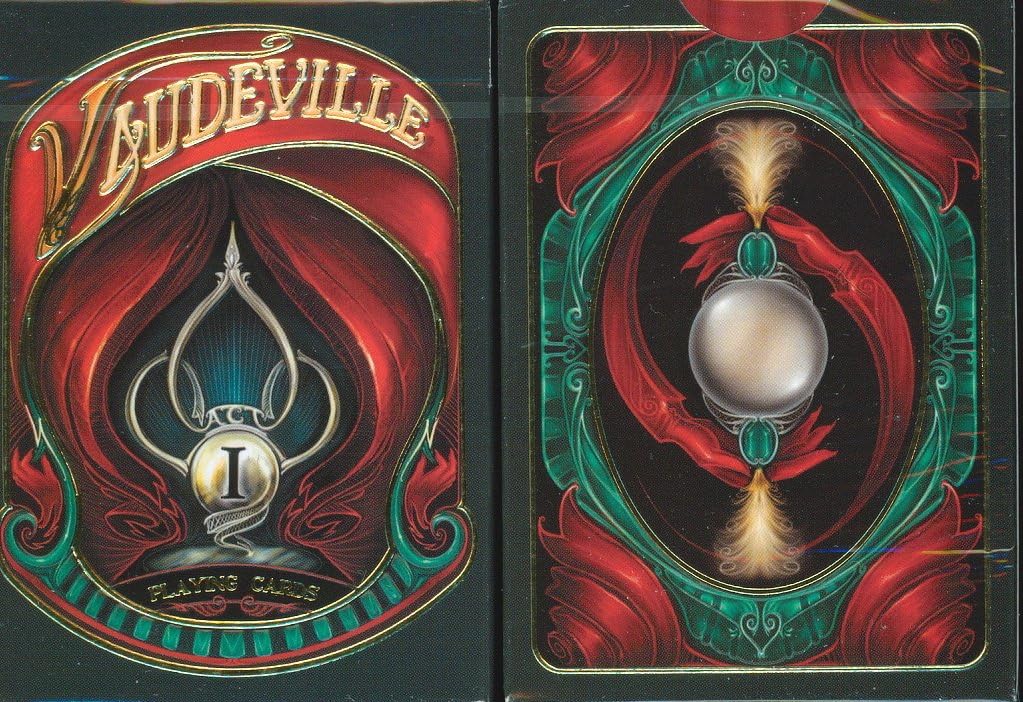 Theory11 Vaudeville Deck Playing Cards by USPCC; Poker Size, Limited Edition, Highly Collectible