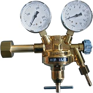 HERCULES Druckminderer Kohlensäure/Helium Druckregler Druckventil