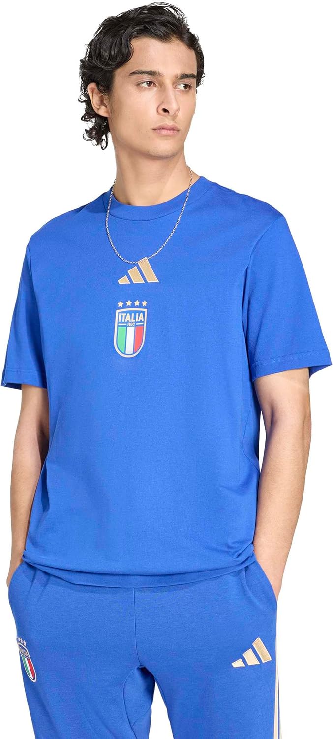 adidas Men's Italy Alphaskin Graphic T-Shirt