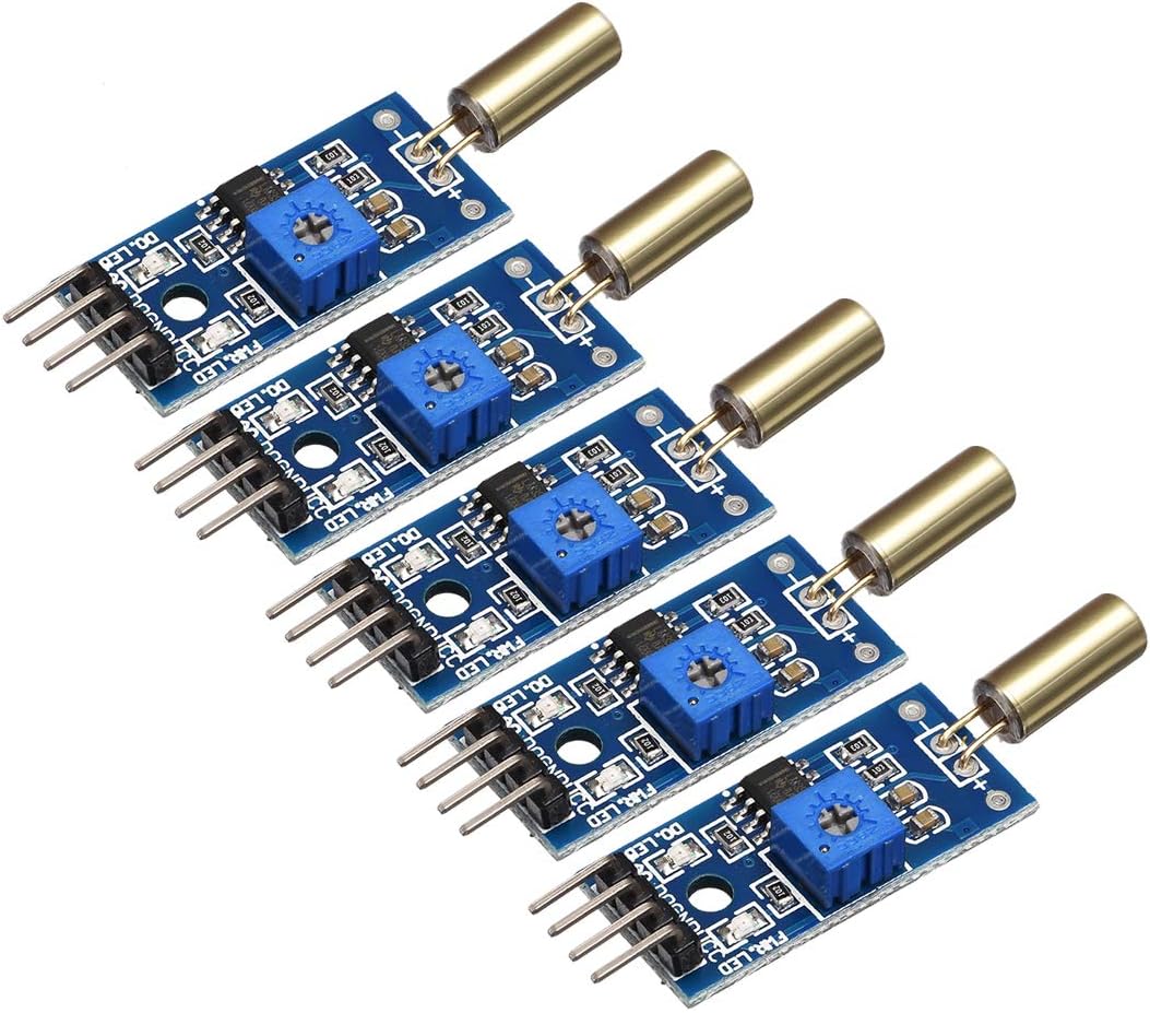 Angle Sensor Module SW-520D Golden Ball Switch Tilt Sensor Module for Arduino 5pcs