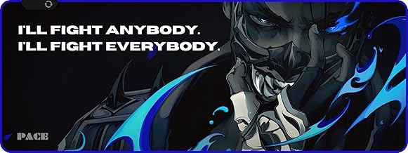 PACE Gaming Professional RGB PRO XL 800mm x 300mm x3mm Mousepads with Bright LED Lights, 2X Stitched Edges, one-Touch Light Change Mode, Multiple Light Spectrum with 9 Vivid Colors (Anime Valo3)