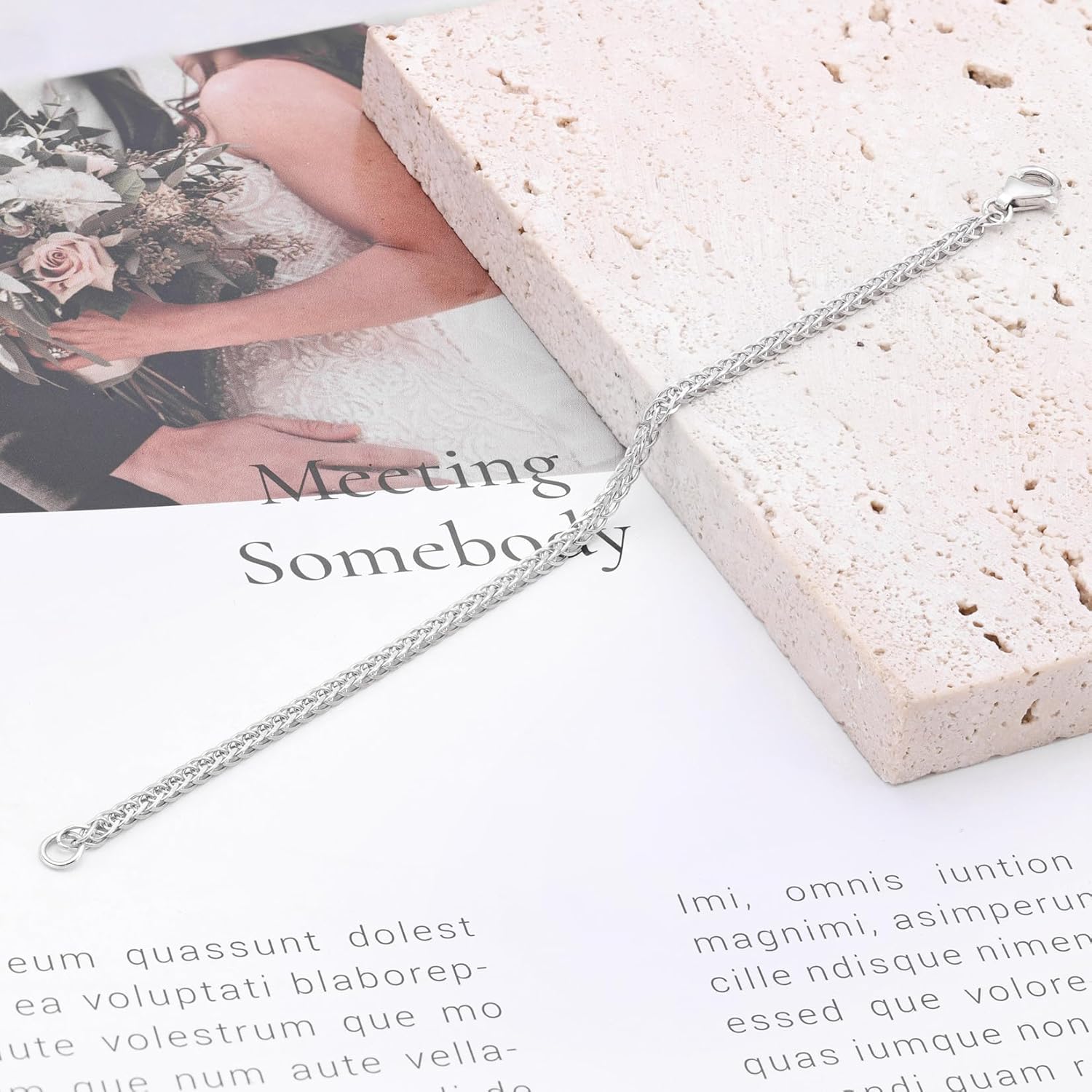 Durable Necklace Extender Silver Necklace Extenders for Women, Sturdy 925 Sterling Silver Chain for Bracelet Anklet, 1 PCS 8 Inch - Image 8