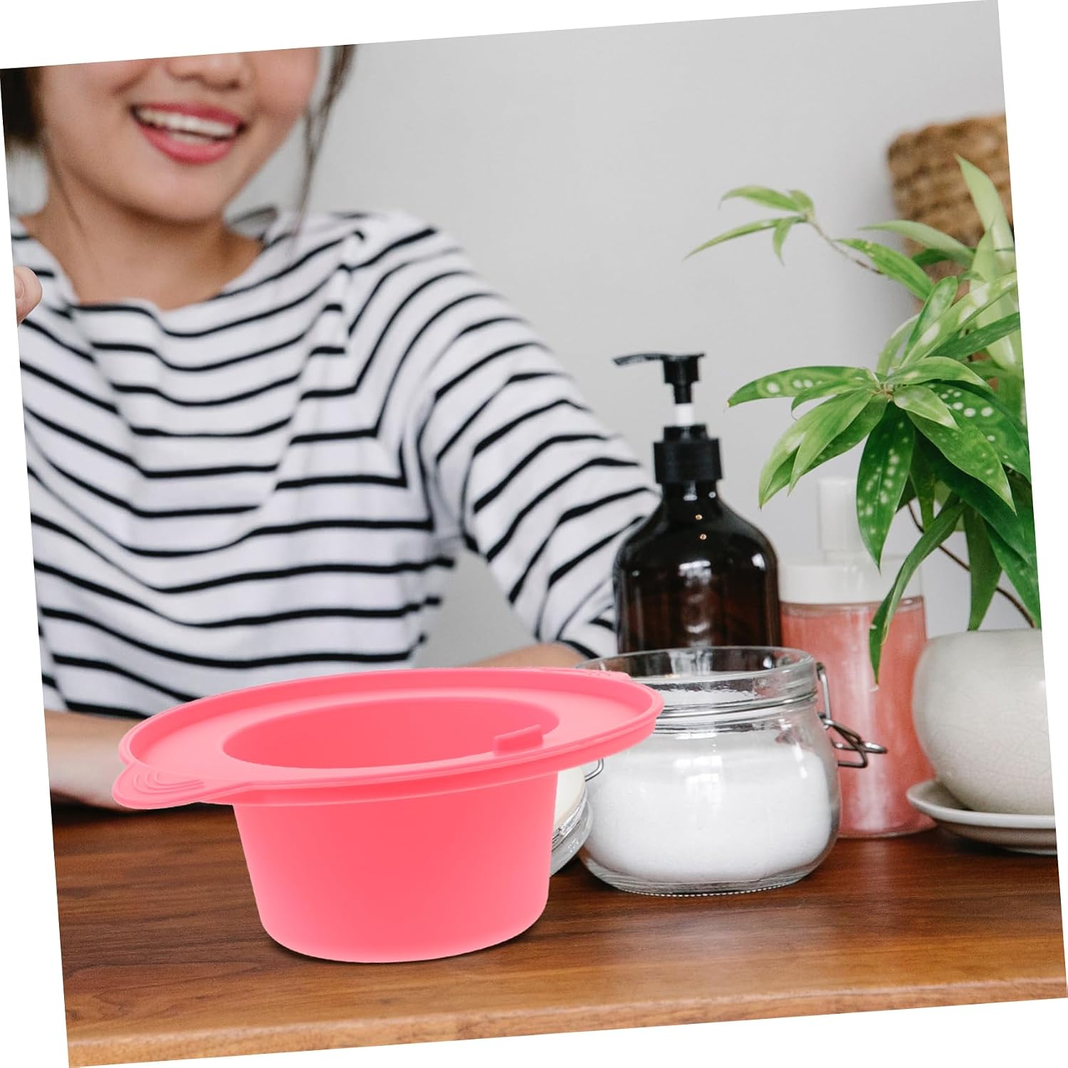 LIFKOME Wax Melt Warmer Liner Silicone Bowl Heat Fast Hair Removal Beauty Salon Accessory