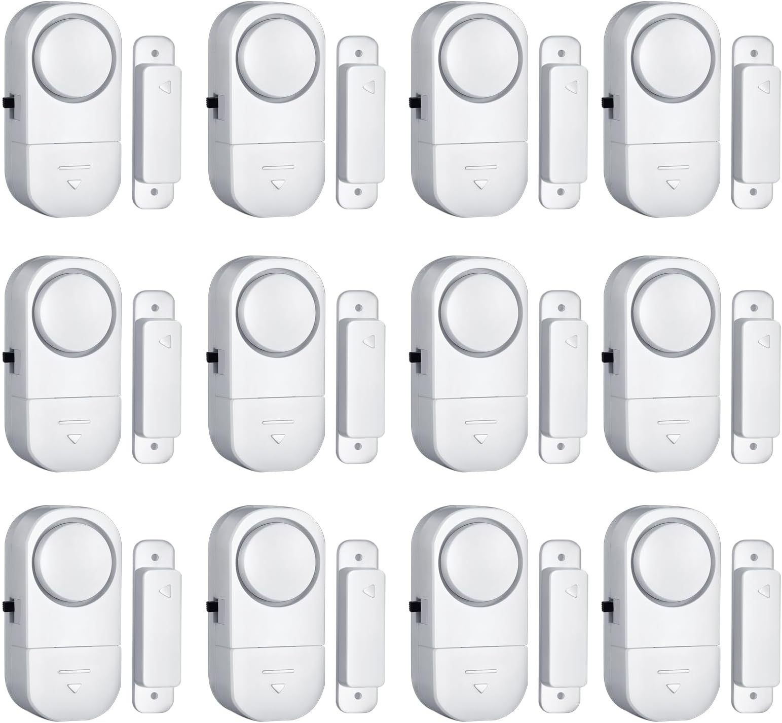 Wireless Entry Home Door Window Burglar Alarm with 12 PCS Security Alarm System Magnetic Sensor