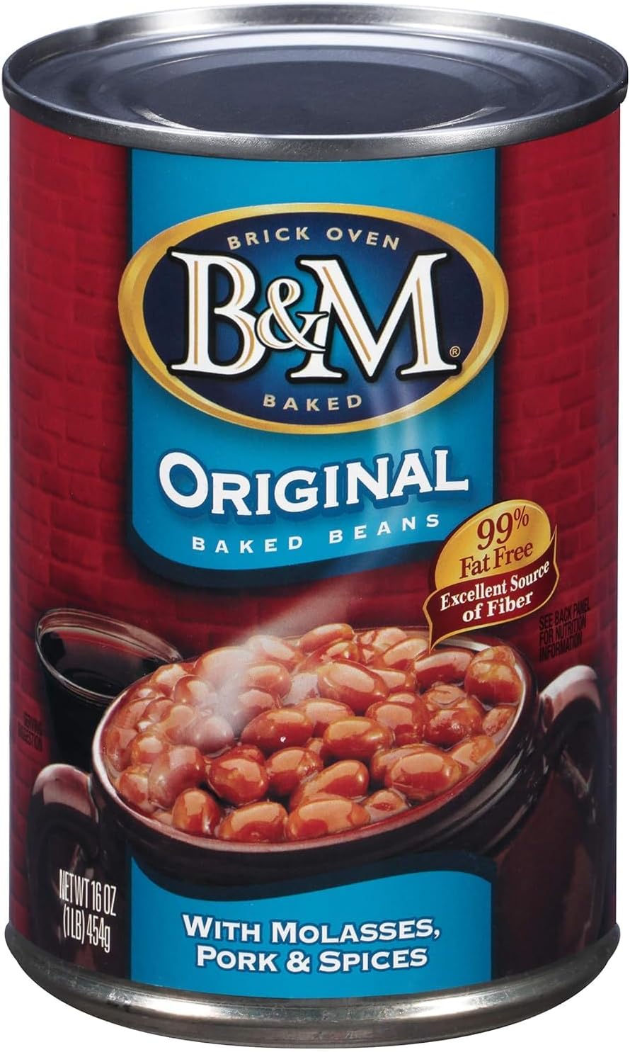 B&M Original Baked Beans 16 oz (Pack of 6)