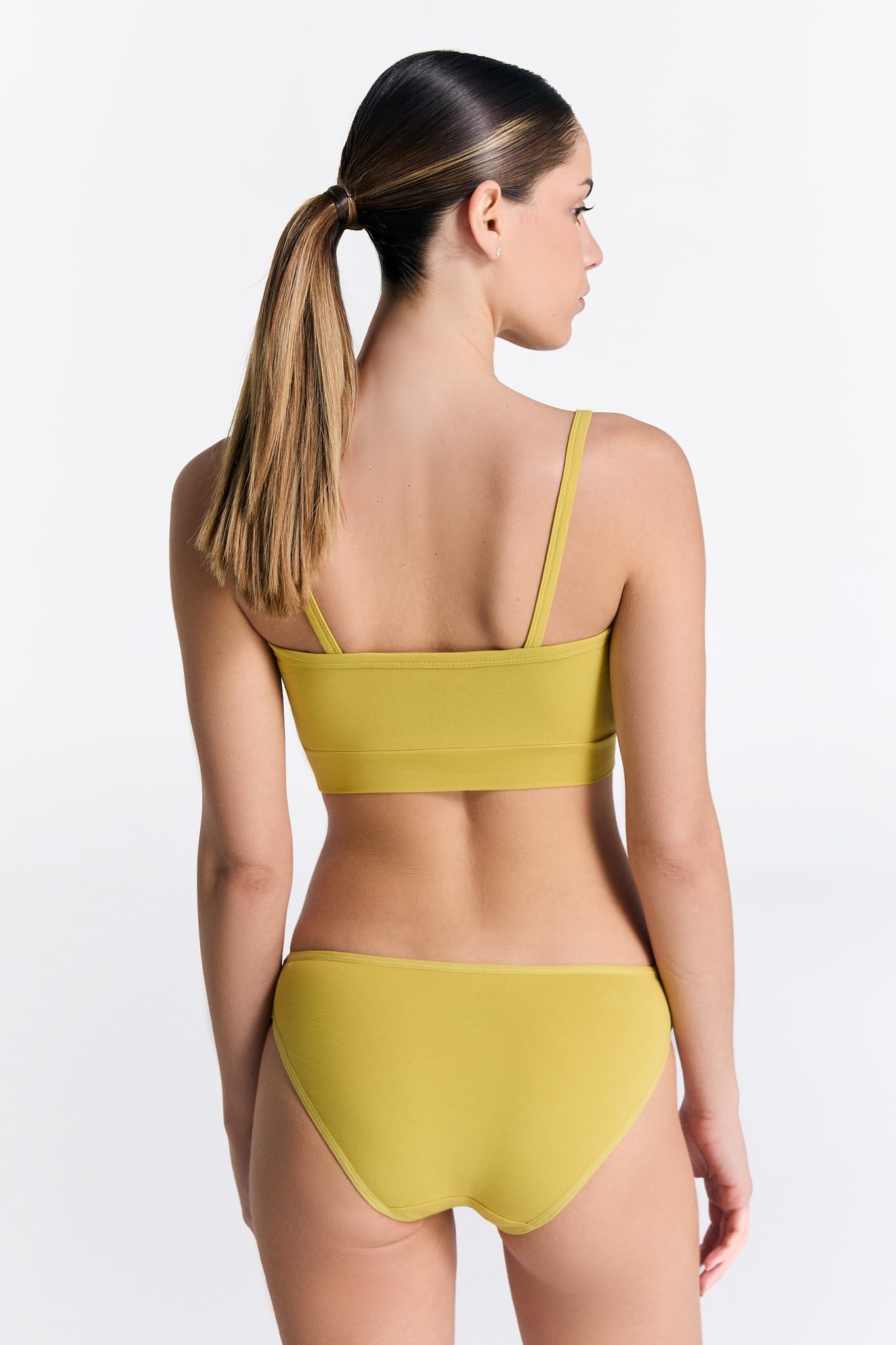 Slip da donna in cotone biologico, certificato GOTS, mutande di alta qualità e confortevoli con elastico in vita sottile