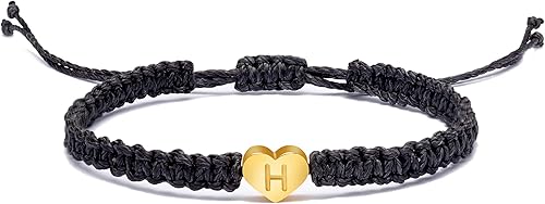 Bracelets for Women A-Z Charm Bracelet for Dainty Christmas Birthday Gifts for Teen Girls Valentine's Day Gift for Her