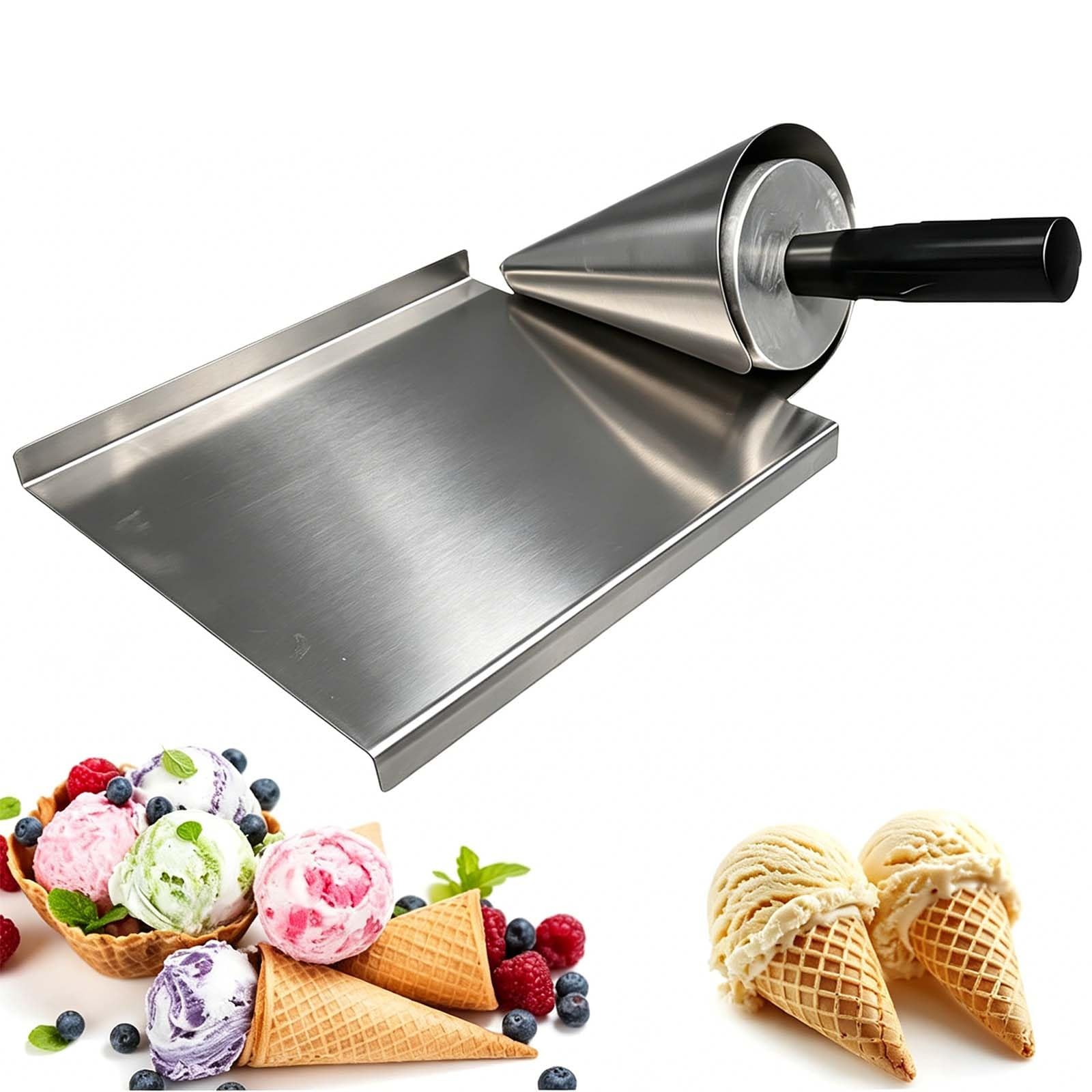 Rouleau À Gaufres Pour Cornets De Glace, Outil De Façonnage De Cornets