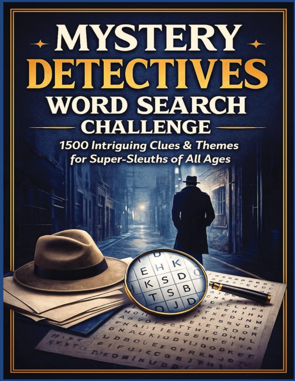 Mystery Detectives Word Search Challenge: 1500 Intriguing Clues & Themes for Super-Sleuths of All Ages