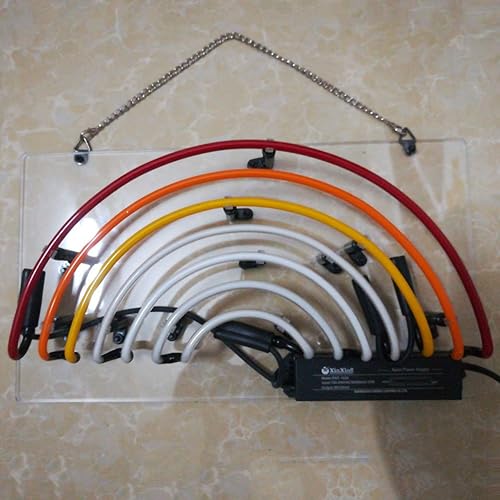 Miniatura 2 de Letreros de neón de cristal real hechos a mano con forma de luz nocturna para Navidad, fiesta de cumpleaños, habitación de niños, sala de estar,