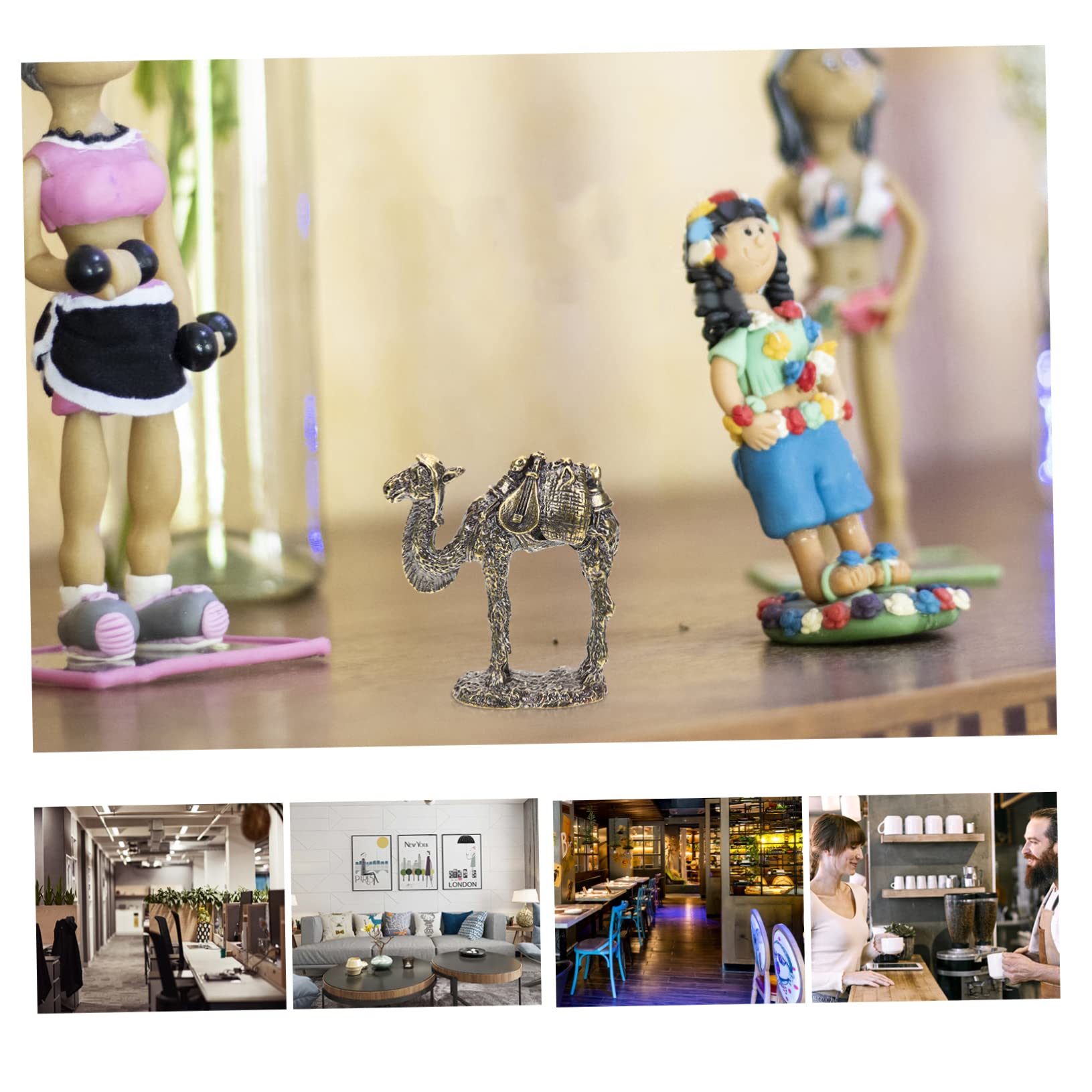 Lengte 7 cm Handgemaakte Massief Koperen Lange Staart Schorpioen Bureau Decoratie Miniatuur Antieke Messing Dierenthee Huisdier Tafel