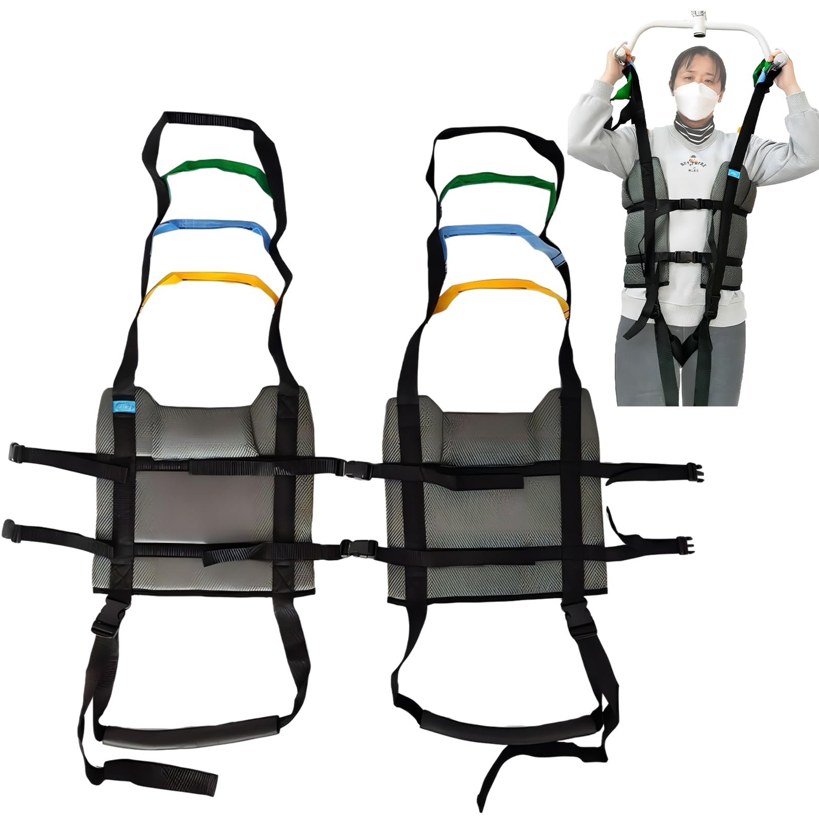 Cintura di trasferimento per il corpo completo per la riabilitazione e la deambulazione del paziente, per assistenza agli anziani