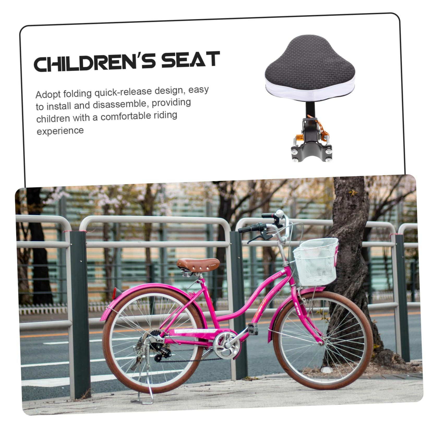 TOYANDONA Fahrrad- Mit Schnellverschluss-Design Für Einfache Montage Robustem Material Und Sicheren Transport Für Junge Mädchen Passend Für Mountainbikes Und Andere Fahrräder