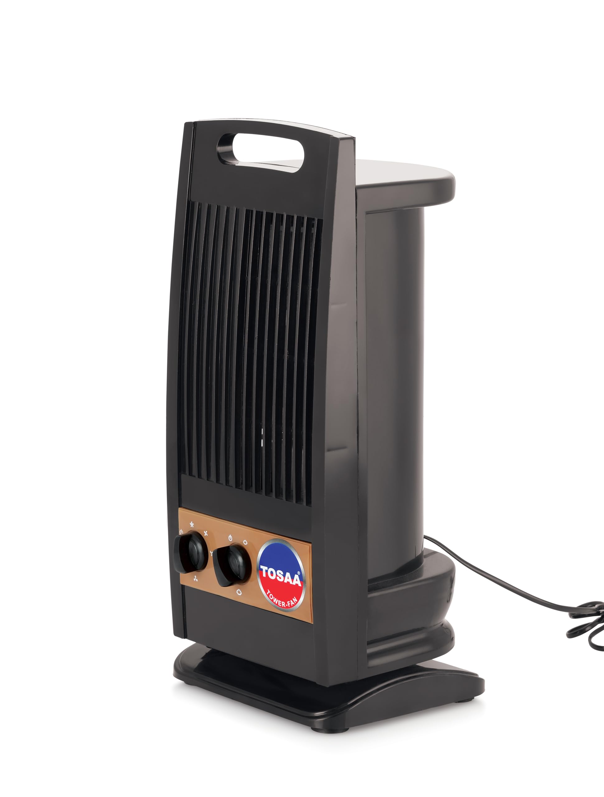 Tosaa Mini Cooling Tower Fan Handy- Multipurpose Portable Oscillating Fan-3 Speeds, Protable Desktop Fan