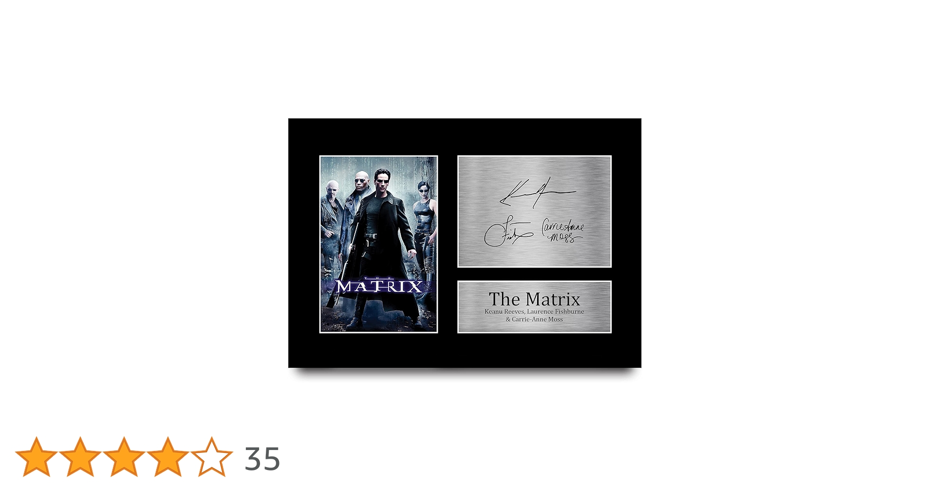 Amazon.co.jp: HWC Trading The Matrix Gift サイン入り A4プリント