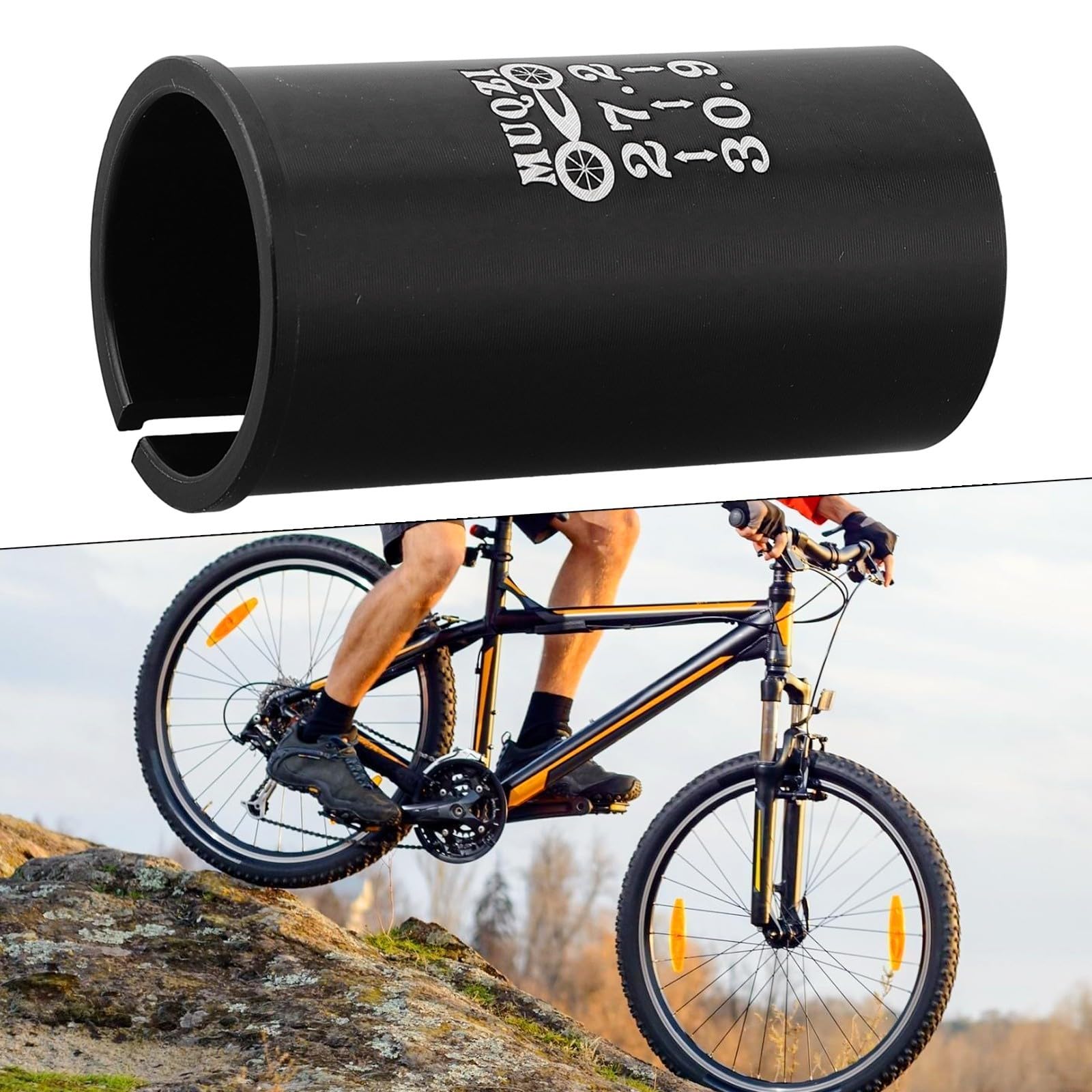 Manchon Adaptateur Réducteur De Tige De Selle – Alliage Aluminium CNC, Anti-dérapant, Compatible Multiples Diamètres (22,2 à 36 Mm)