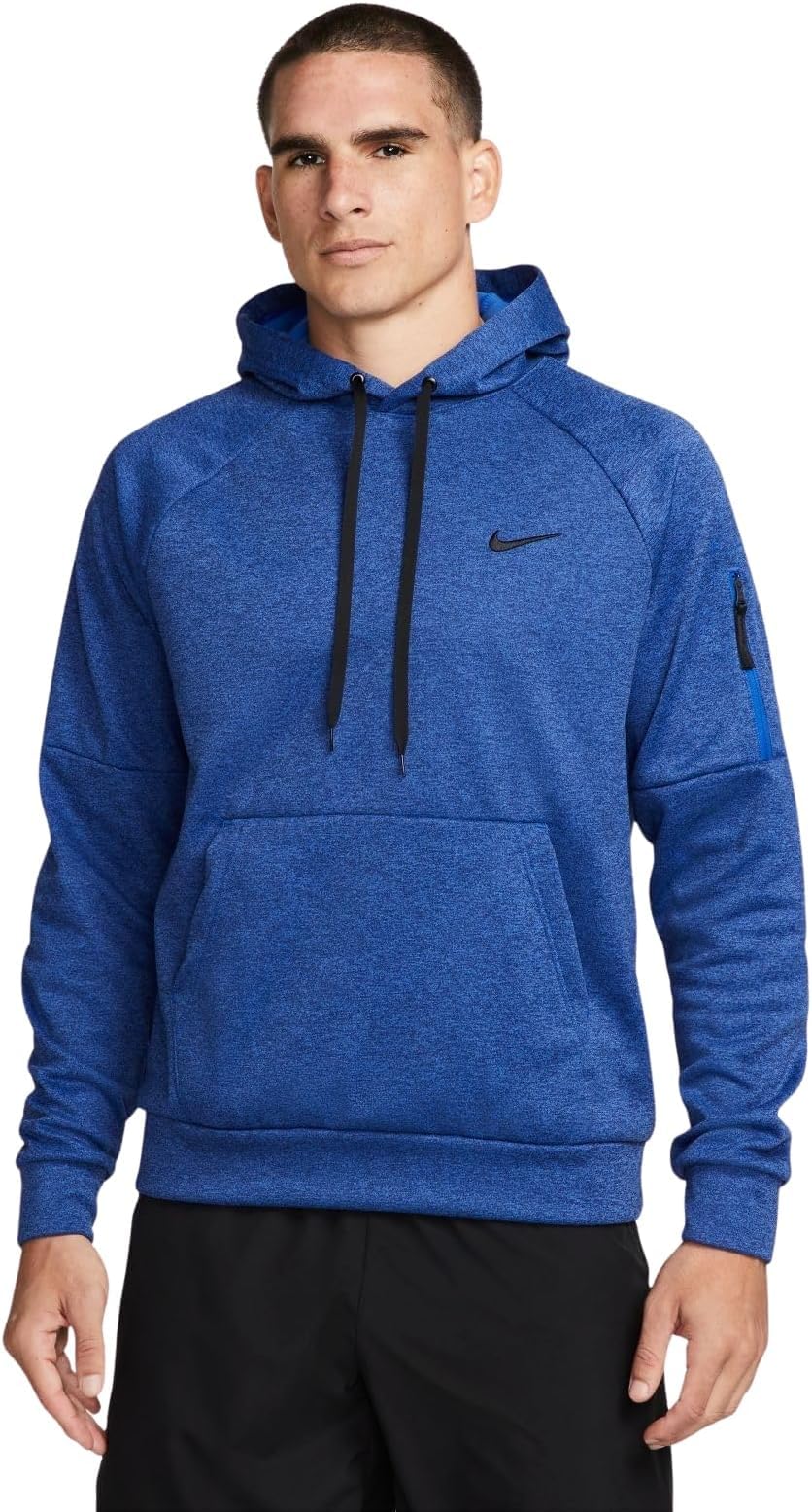 Nike Mens Therma Training Hoodie US Alpha XX-Large Regular Regular Coastal Blue