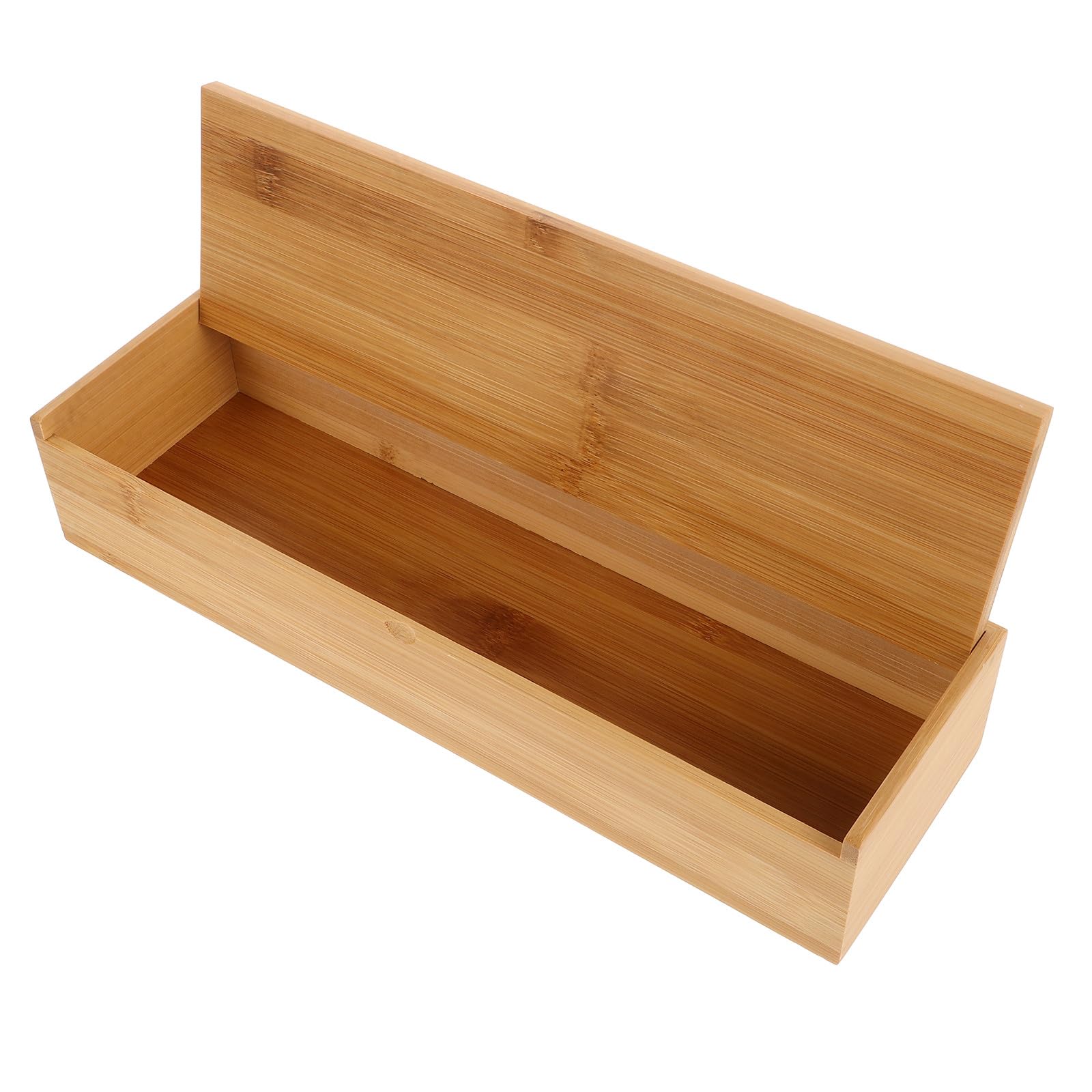 TOYANDONA Rectangular Organizador de Bambú Cubiertos de Cocina