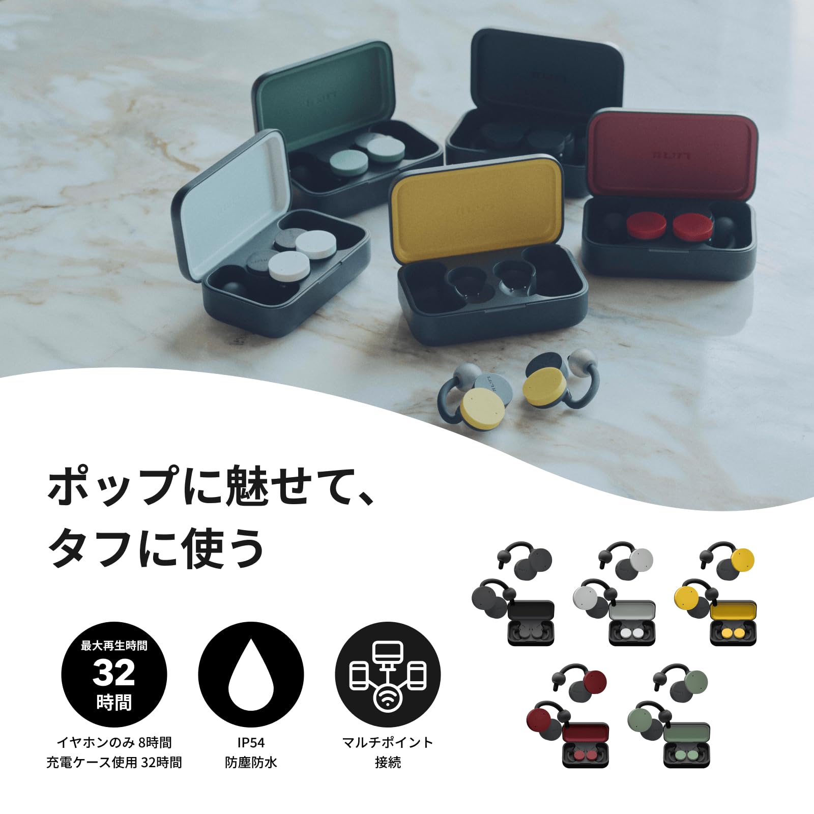 Amazon.co.jp: nwm (ヌーム) オープンイヤー 完全ワイヤレス 耳