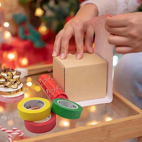 Miniatura 7 de JONYEE Cinta adhesiva azul para artes y manualidades, pintura básica, paquete de 4 unidades, 2 pulgadas x 60 yardas