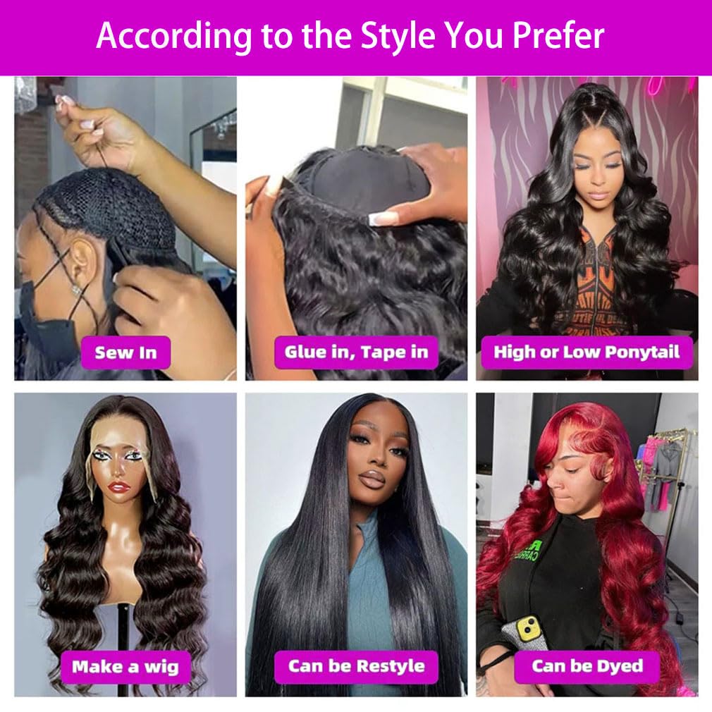 12A Body Wave Bundle Human Hair （14 Inch）100% Unprocessed Brazilian Virgin Weave one Bundle Human Hair Extensions for Black Women Natural Color