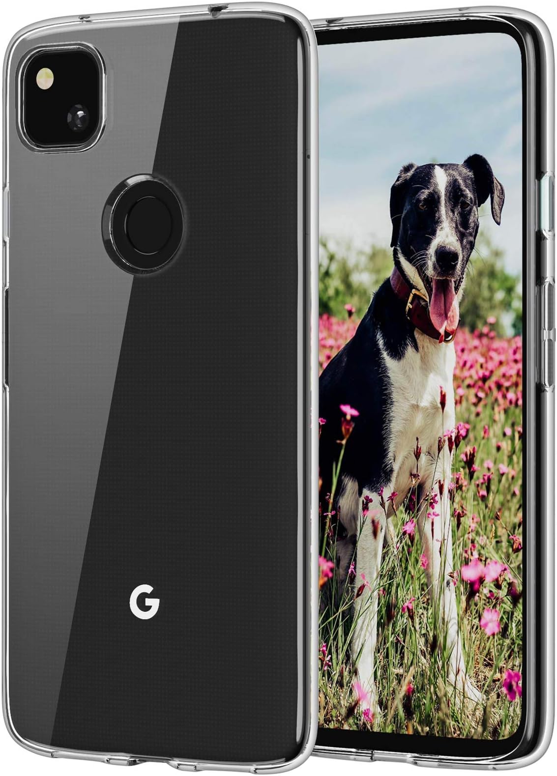 for Google Pixel 4a 4G Clear case, Slim Thin TPU Soft Skin Silicone Flexible Rubber Gel Shockproof Anti-Scratch Protective Cases Cover for Pixel 4a 4G,Crystal Clear