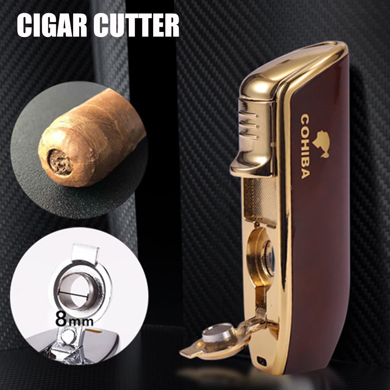 Amazon.co.jp: 3ジェットフレーム付きの調整可能なトーチライター