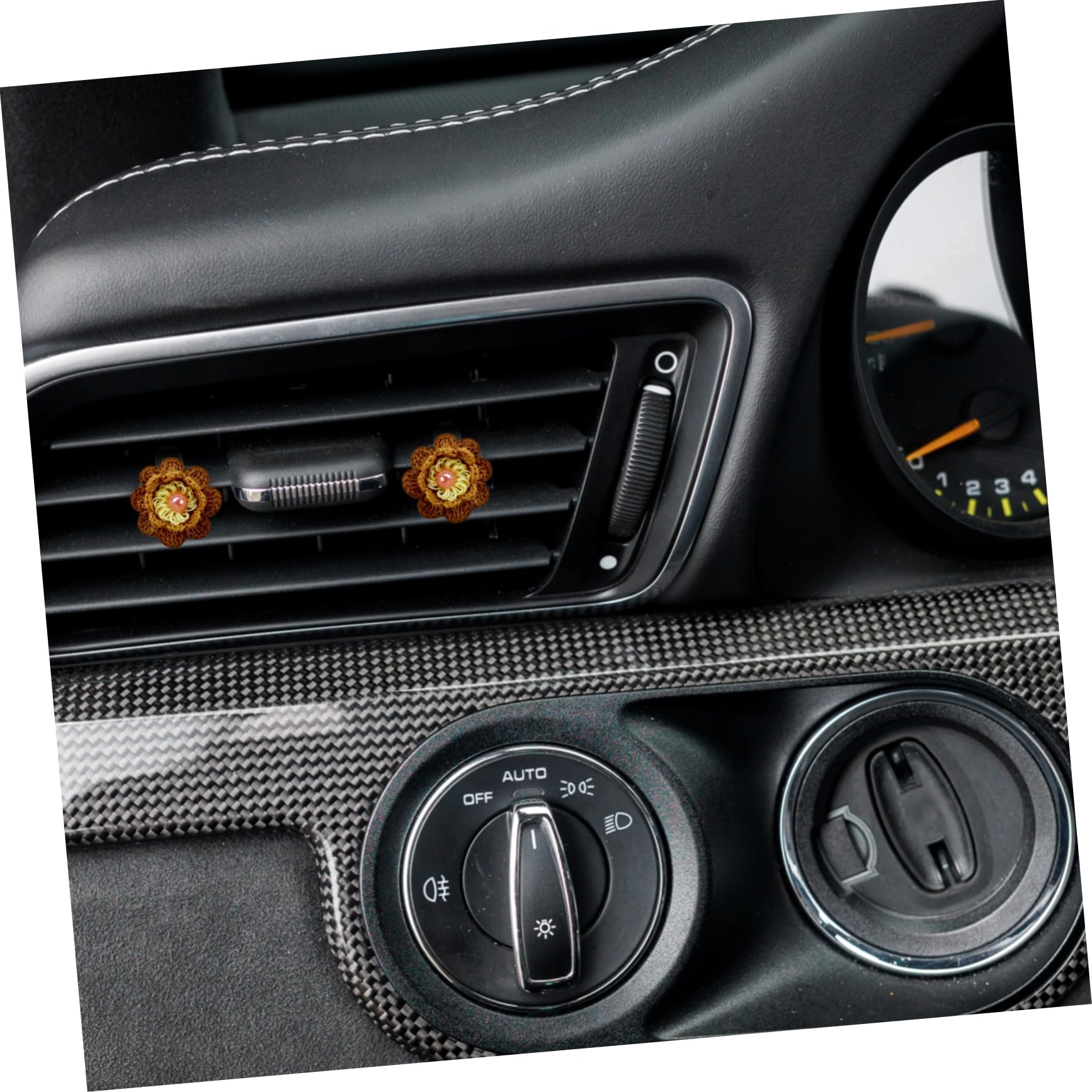 Clip per Diffusore da Bocchetta Auto 100 Pezzi in Metallo e Plastica