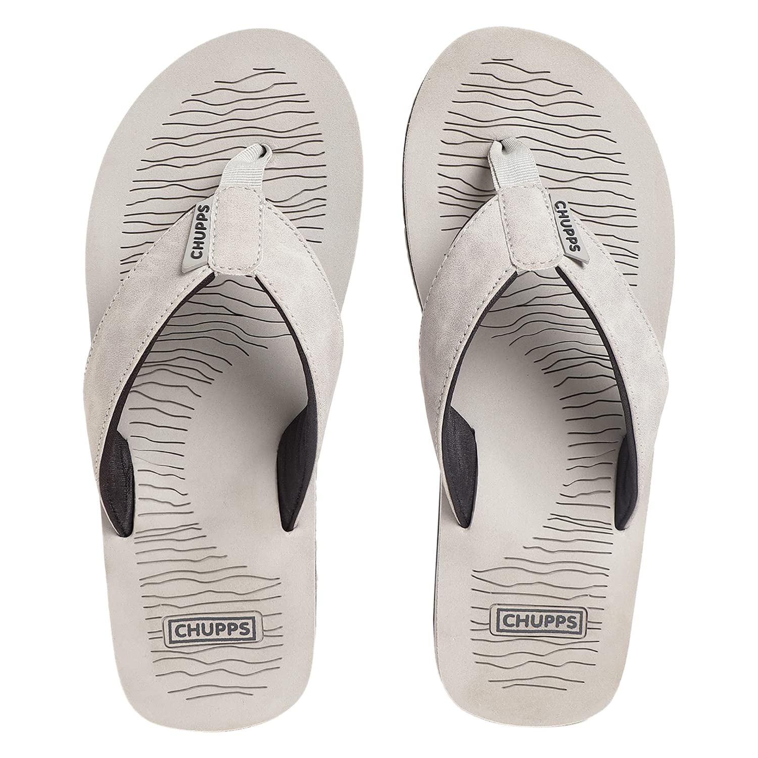 CHUPPS Mens WYLD Solid URO Foam Comfort Flip Flop -Recycled Materials Grey (B0C6K581MJ) Amazon Price History, Amazon Price Tracker