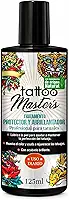 Tattoo Aftercare Treatment Tattoo Masters 125 ml – Loção profissional para cuidados com tatuagens – Ajuda a hidratar a pele tatuada – auxilia na aparência da tatuagem – com vitamina E e ingredientes