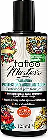 Tattoo Aftercare Treatment Tattoo Masters 125 ml – Loção profissional para cuidados com tatuagens – Ajuda a hidratar a pele tatuada – auxilia na aparência da tatuagem – com vitamina E e ingredientes