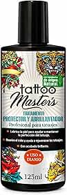 Tattoo Aftercare Treatment Tattoo Masters 125 ml – Loção profissional para cuidados com tatuagens – Ajuda a hidratar a pele tatuada – auxilia na aparência da tatuagem – com vitamina E e ingredientes