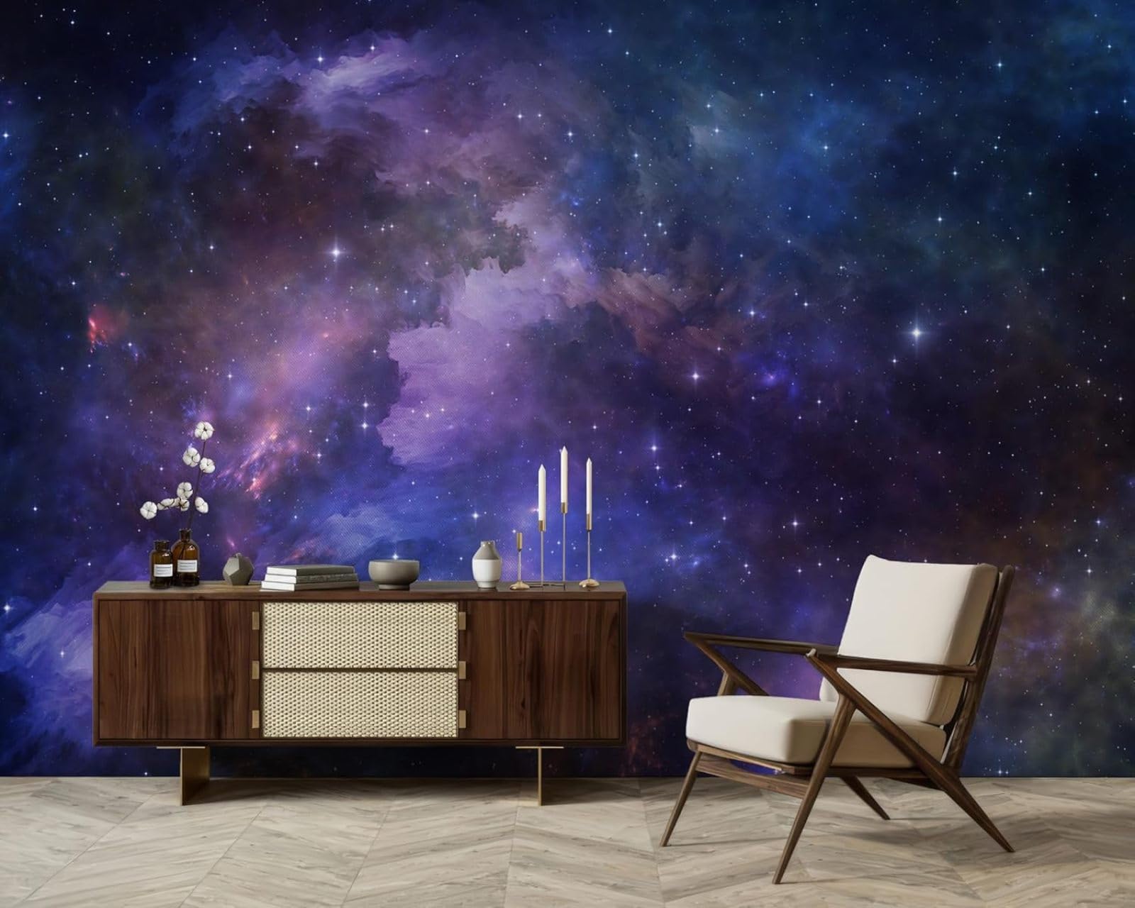 kfjhgbdshhj Photo Wallpaper, Galaxy, Starry Sky, Non-Woven, Modern, Living Room, Bedroom, Children's Room, Wall Decoration, Motif Wallpaper,200cmx140cm Stickers - Frameless Painting - Poster