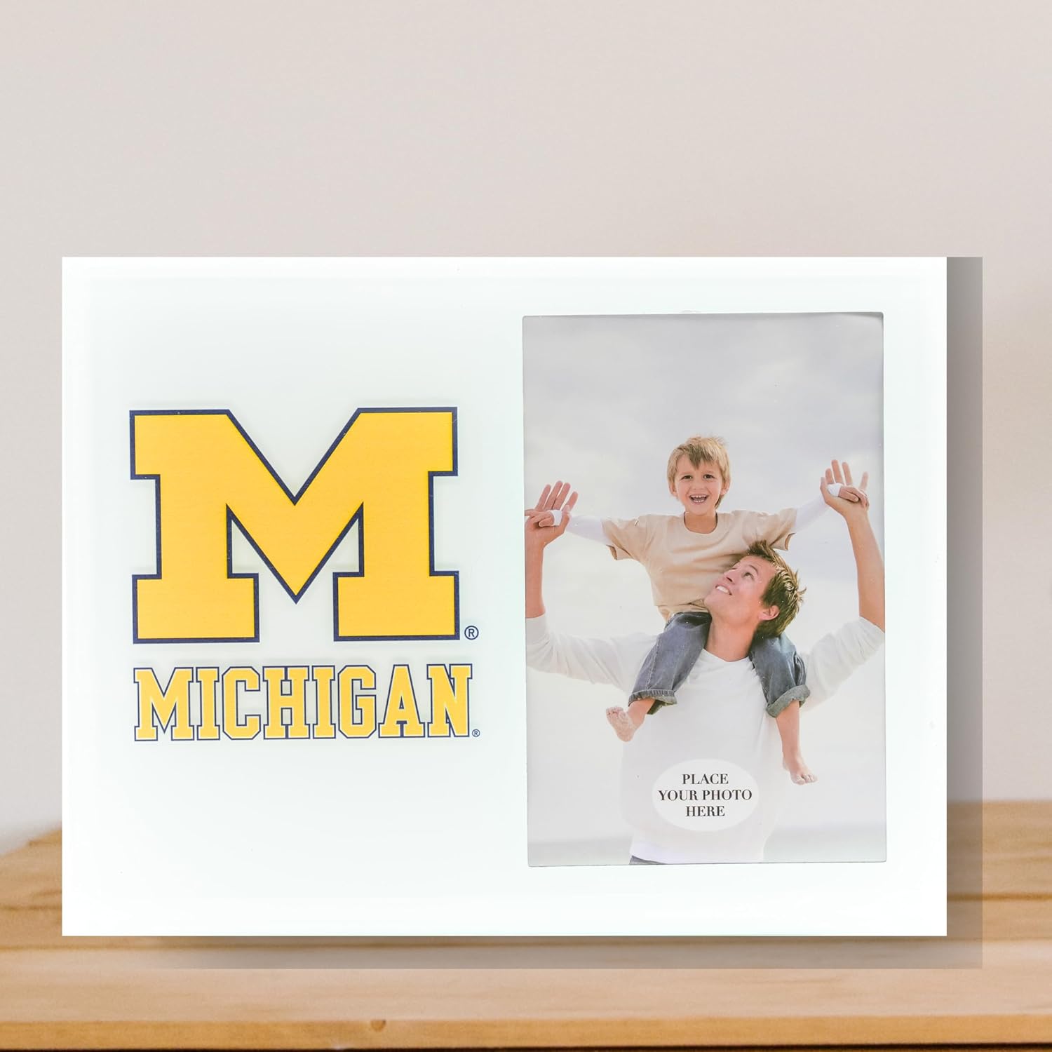 Michigan Picture Frame Office Décor - Fits 4x6 Photo