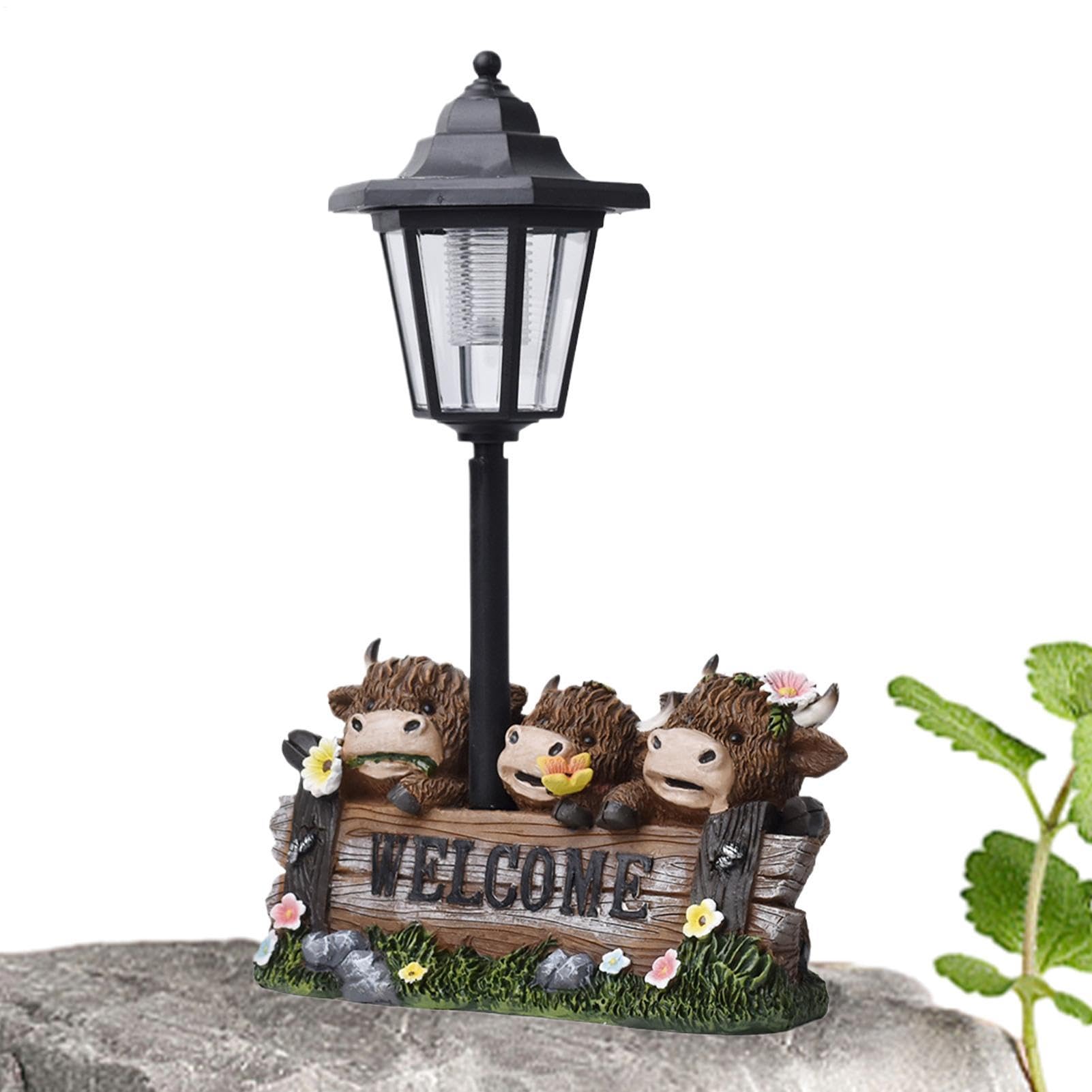 Figurine de décoration en résine de vache écossaise, l'idée cadeau idéale pour amoureux de nature