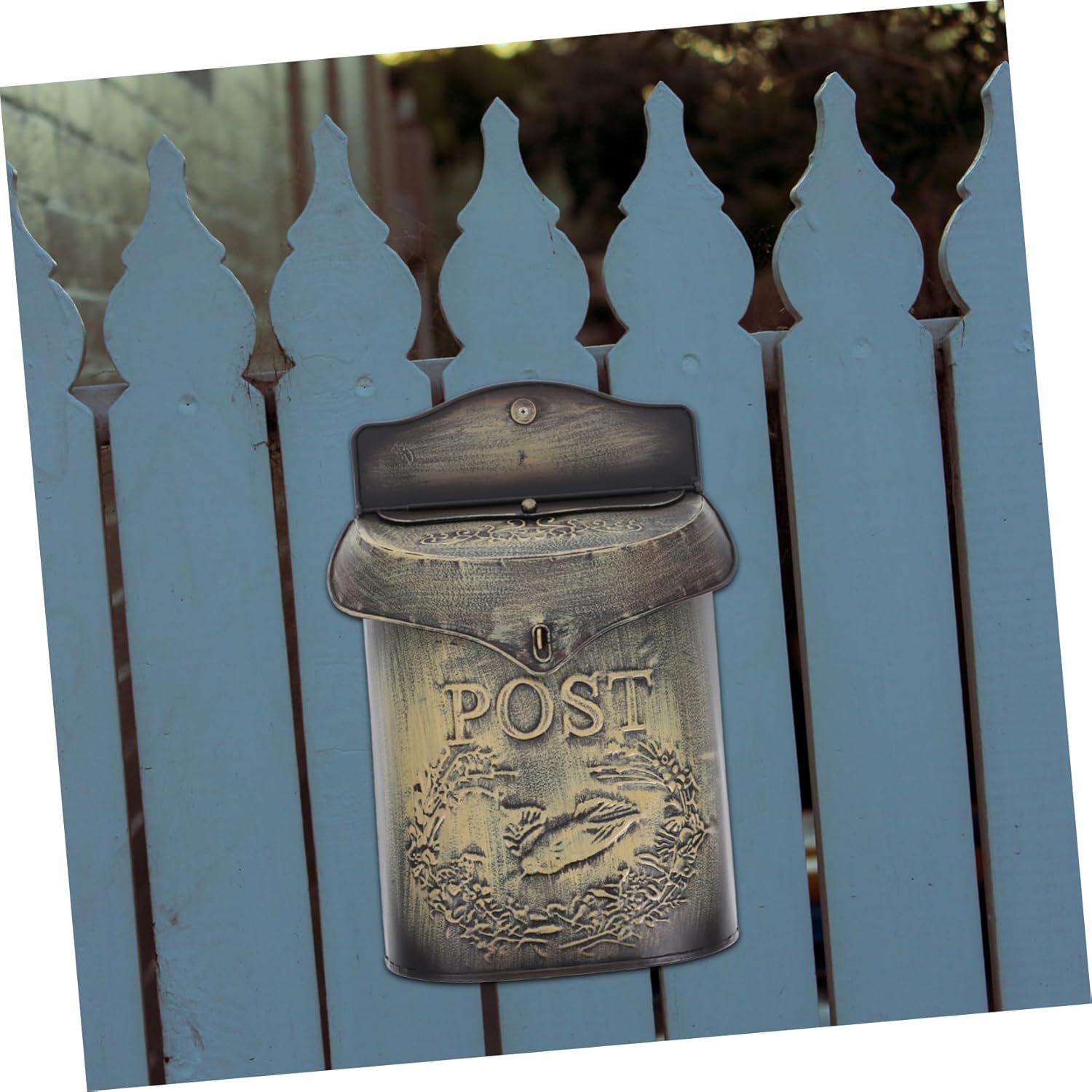 Vintage Letter Box Mailbox Wall Mount Retro Style Mailbox Ornament for Home and Office