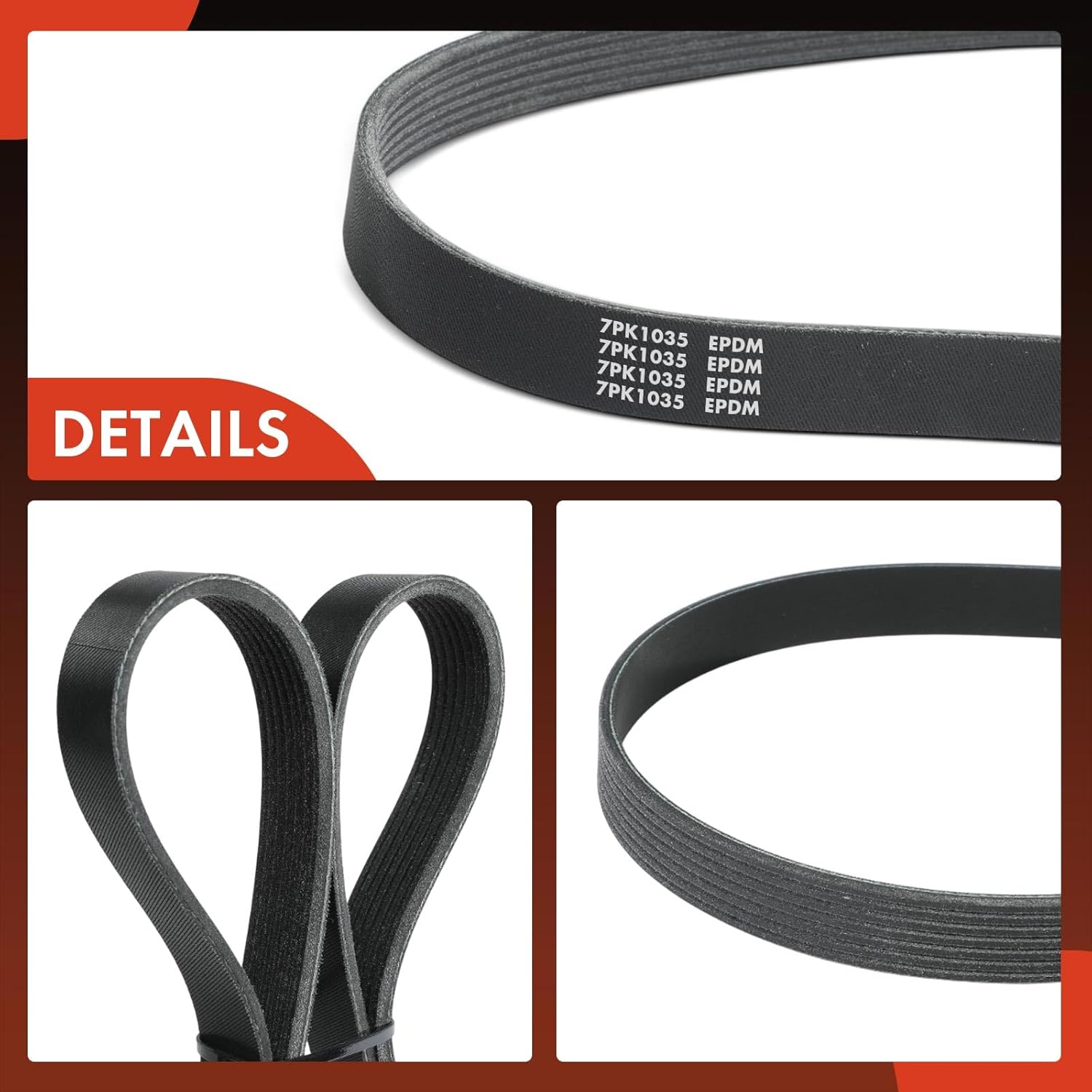 A-Premium 40.75 In Engine Serpentine Belt Compatible with Nissan Altima 2013-2018, Pathfinder 2013-2019, Murano 2015-2020, Maxima 2016-2020, Quest 2014-2017 & Infiniti QX60 2014-2020, JX35 & BMW 750iL