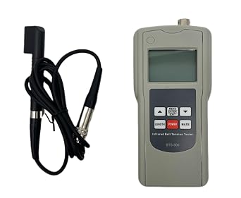 Infrared Belt Tension Meter Tester Gauge Belt Tensiometer with Laser Sensor Range 10Hz500Hz Display Error 1Hz Quickly Measure Belt Tension on Motors and Other Machinery