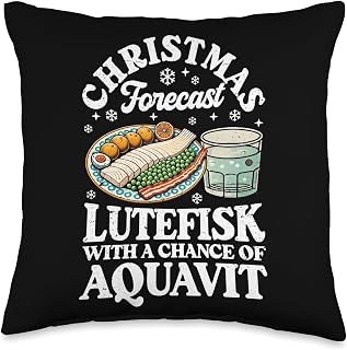 Lutefisk Throw Pillow