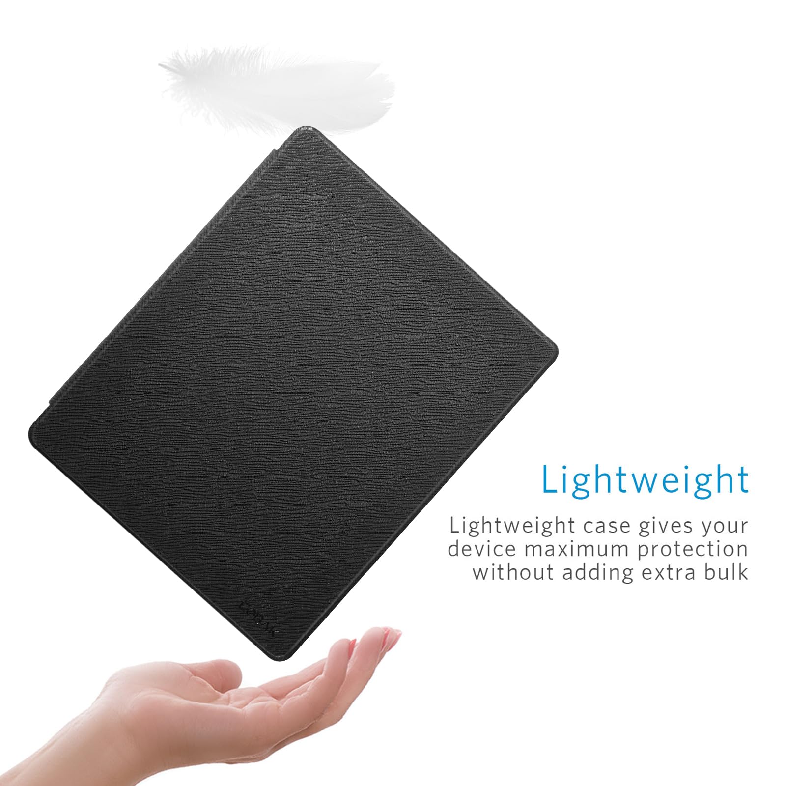 CoBak Housse pour Kindle Scribe 3e génération 2025 11 Pouces et Colorsoft - Nouvelle Housse en Cuir synthétique PU avec Fonction Veille et réveil Automatique et Porte-Stylo