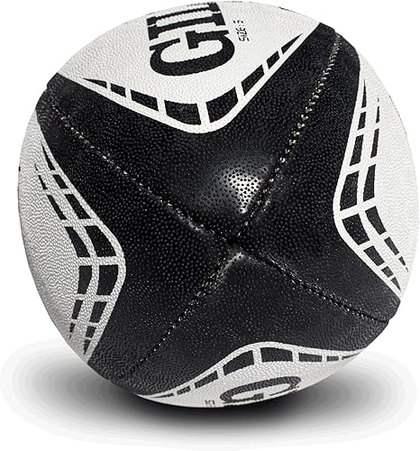 Miniatura 4 de World Rugby Shop X Gilbert G-TR4000 - Pelota de rugby para adultos y jóvenes, tallas 3, 4 y 5, cosida a mano, construcción de 3 capas