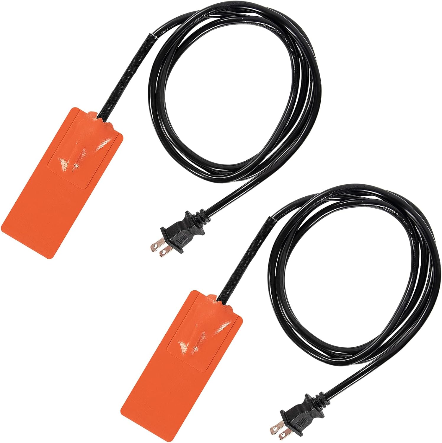 Silicone Pad Heater 2pcs 2 * 5in Car Engine Oil Pan